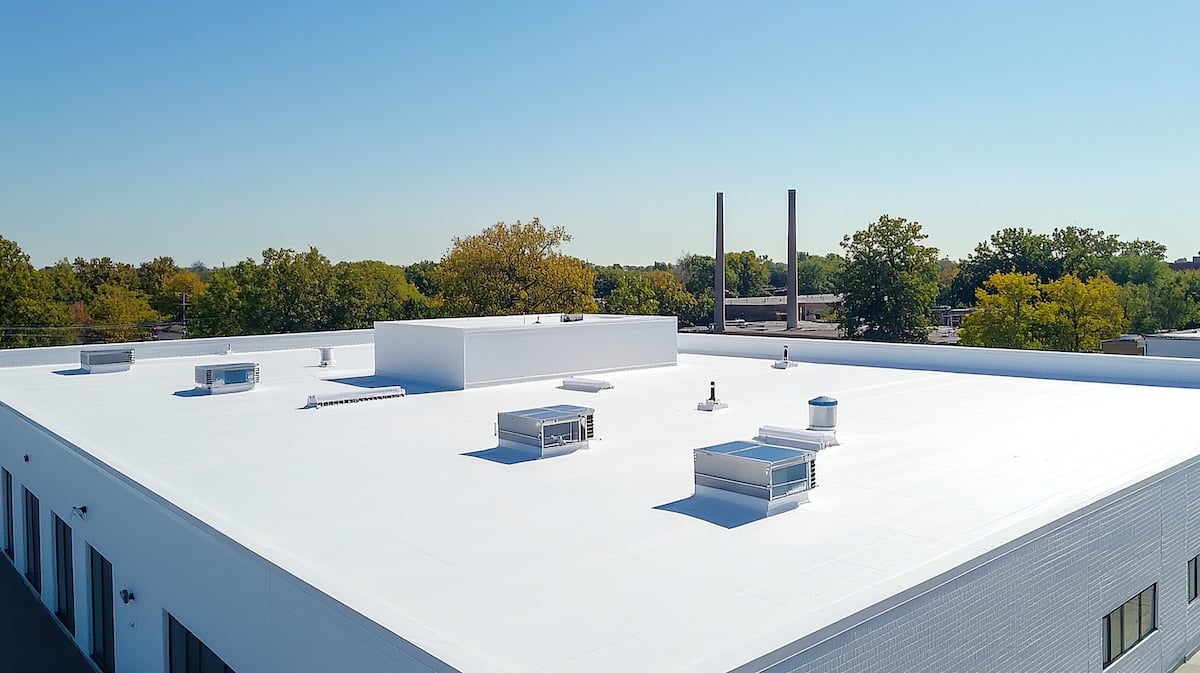 TPO white roof