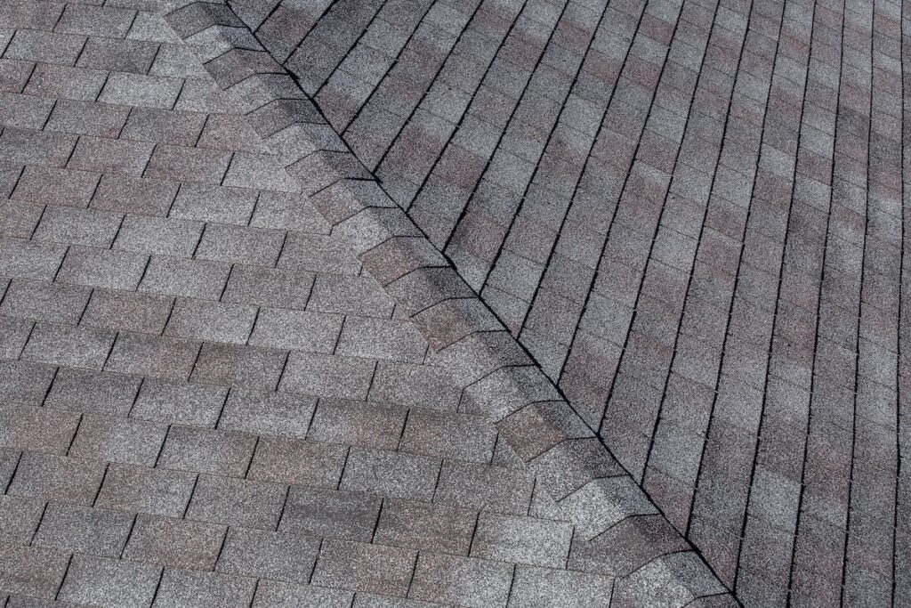 Roofing Shingles 3 Tab black and gray color, roof tile texture.