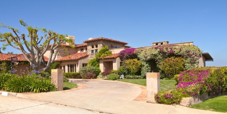 Colorful home in Point Loma San Diego california.