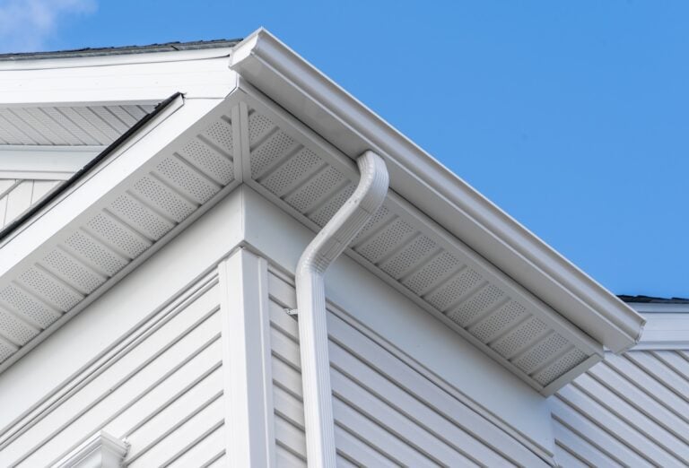 white soffit