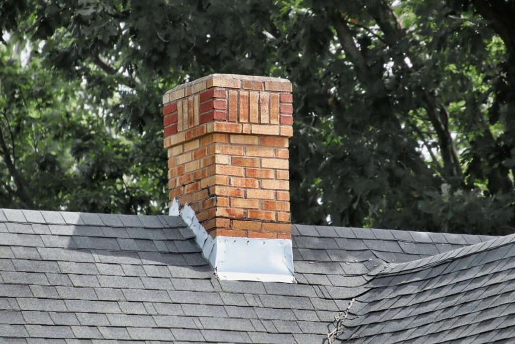 flashing around chimney