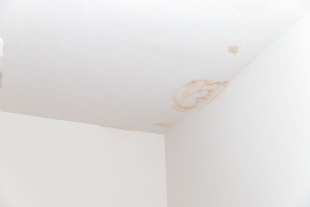 what does hail damage look like on a roof stains on the ceiling