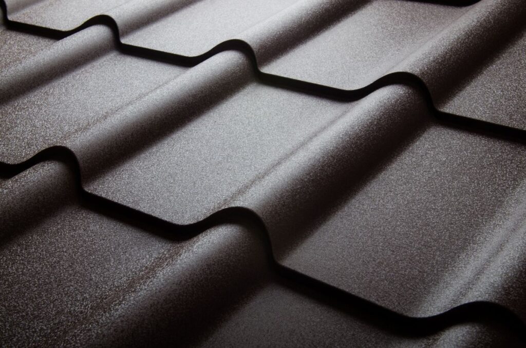 benefits of a metal roof closeup tiles
