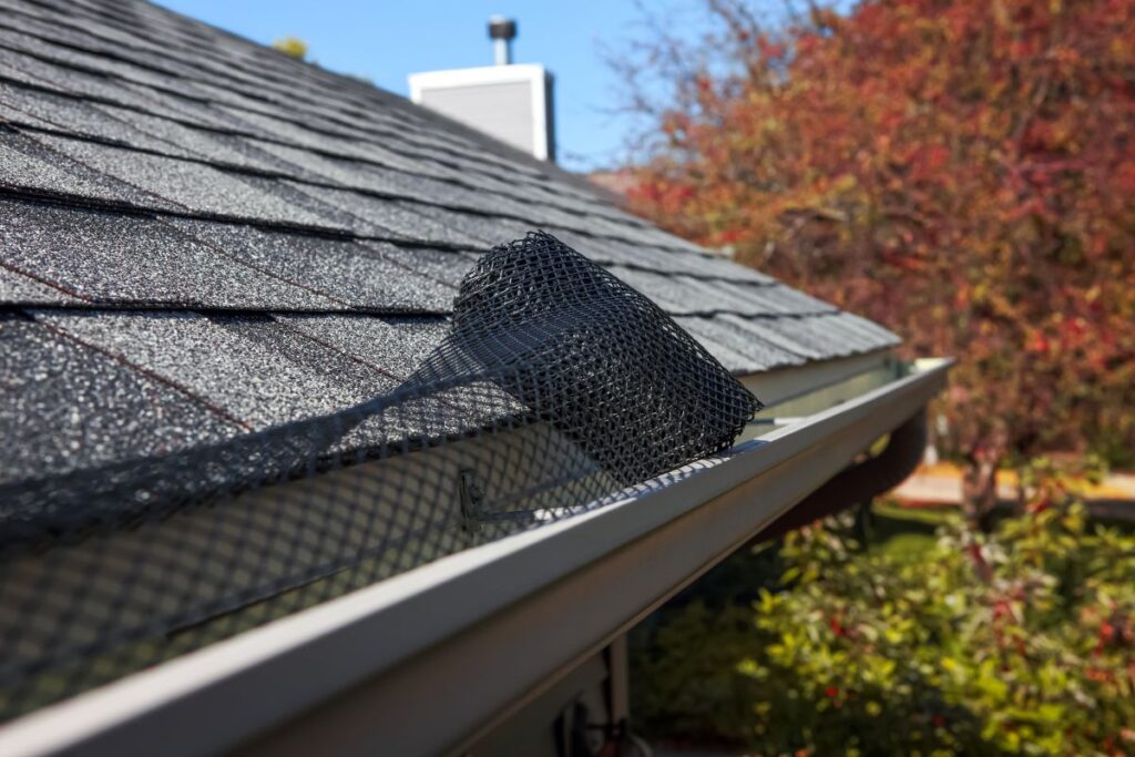 best gutter guards metallic screen unrolling