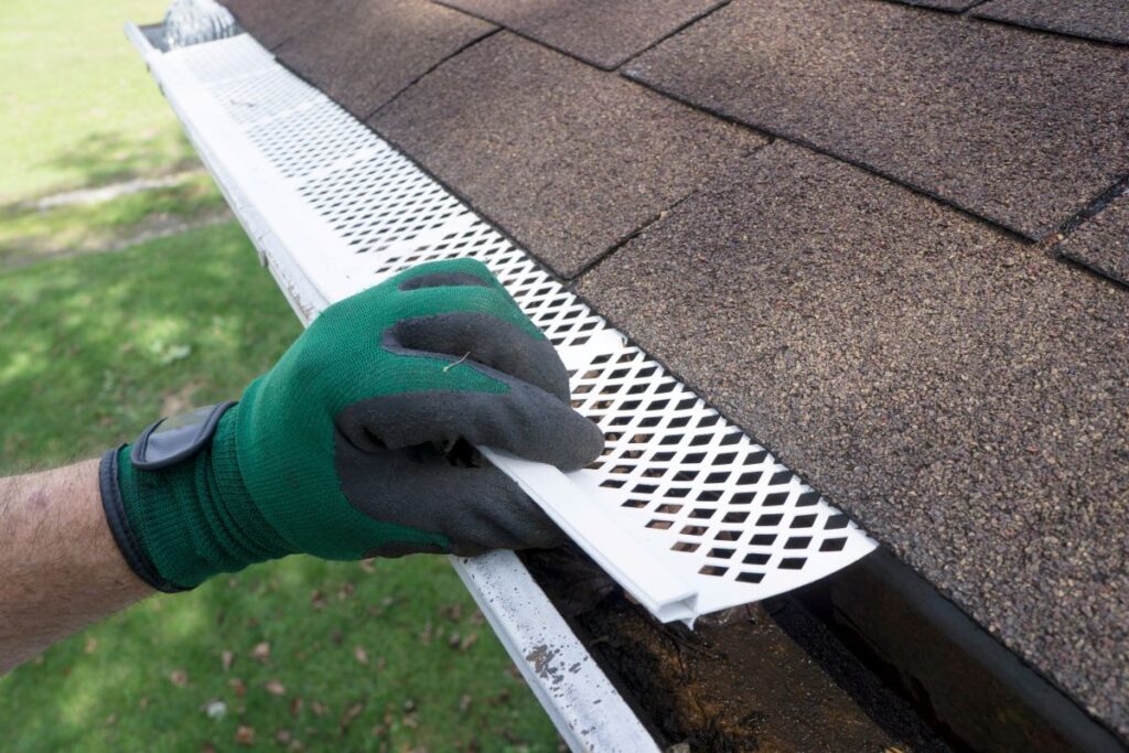 best gutter guards glove holding water system
