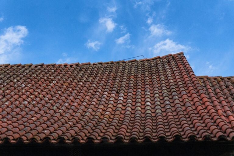 how to fix a sagging roof ceramic orange tiles
