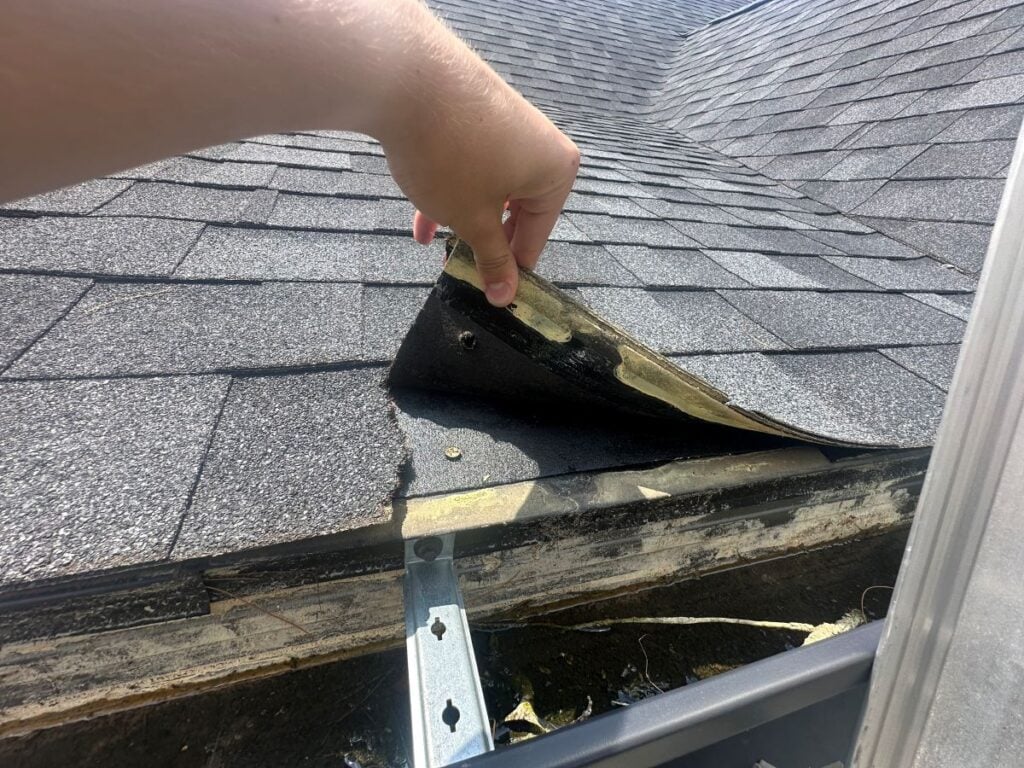 loose shingle