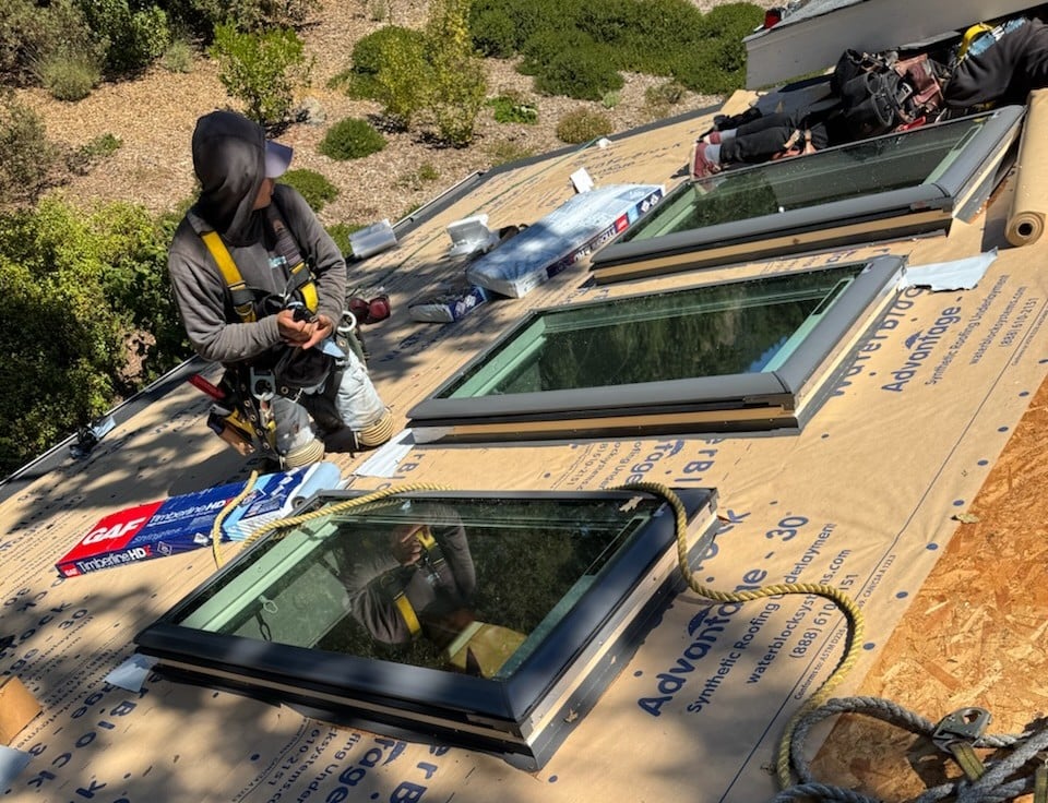 Capstone Roofing replacing roof